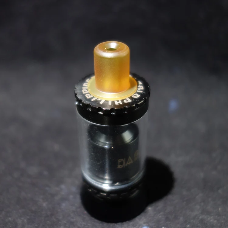 10 шт./лот PEI mtl капельный наконечник 510 ultem pom длинный мундштук желтый черный 3 мм