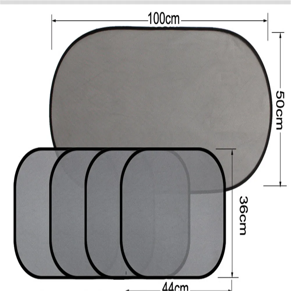 5 шт. автомобильный чехол солнцезащитный козырек 3D фотокатализатор сетка солнцезащитный козырек оконный экран от солнца Автомобильная занавеска интерьерный продукт с двумя присосками