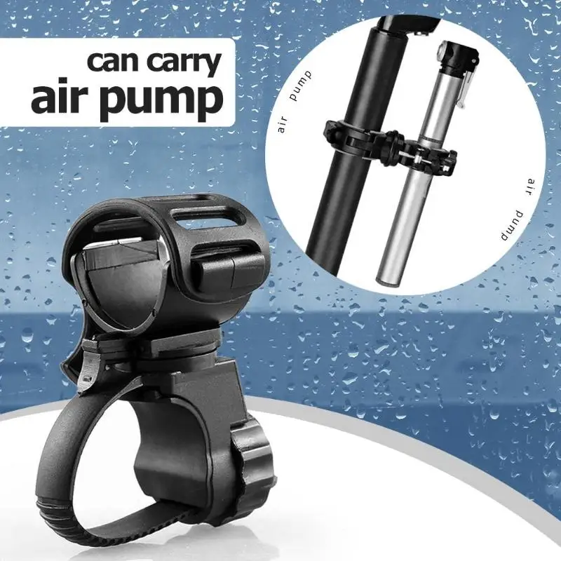 Best Bicycle Lamp Holder Flashlight Bracket Adjustable 360 Degree Rotating Black Outdoor Riding Cycling Accessories Bike Parts 3