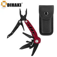 11 в 1 Многофункциональный складной швейцарский нож плоскогубцы из нержавеющей стали армейский складной карманный нож для охоты, кемпинга, выживания, инструмент для повседневного использования
