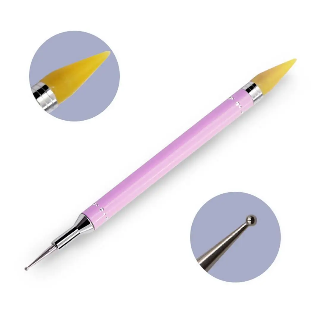 Handle Rhinestones Double Drill Point Stick Crayon Nail Art Tools Dotting Accessories Dotting Tool Pencil Handle Rhinestones Double Drill Point Stick Crayon Nail Art Tools Dotting Accessories Dotting Tool Pencil