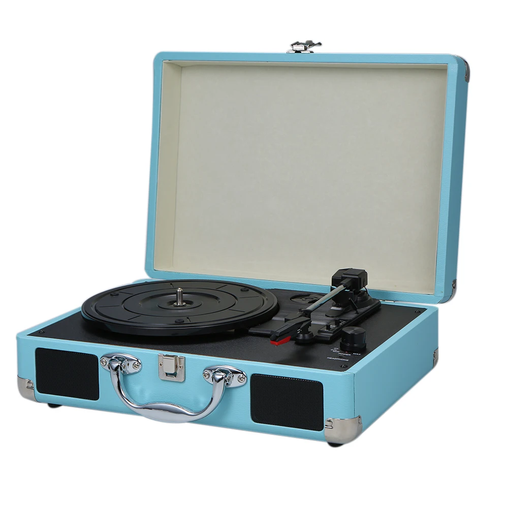 

MDY-1603 Turntables Player with Speakers Vintage Phonograph Record Player Stereo Sound Turntable for 180/200/300mm Records