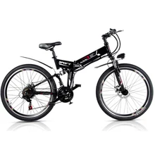 26 Inch Folding Electric Bike Mountain 48 V Lithium Battery System 21 Speed Variable Speed Bicycle Cycling Lcd Smart Ebike Pas free shipping ebike pas system pedal assistant sensor 8 magnets diy cycling conversion kit parts electric bicycle speed sensor
