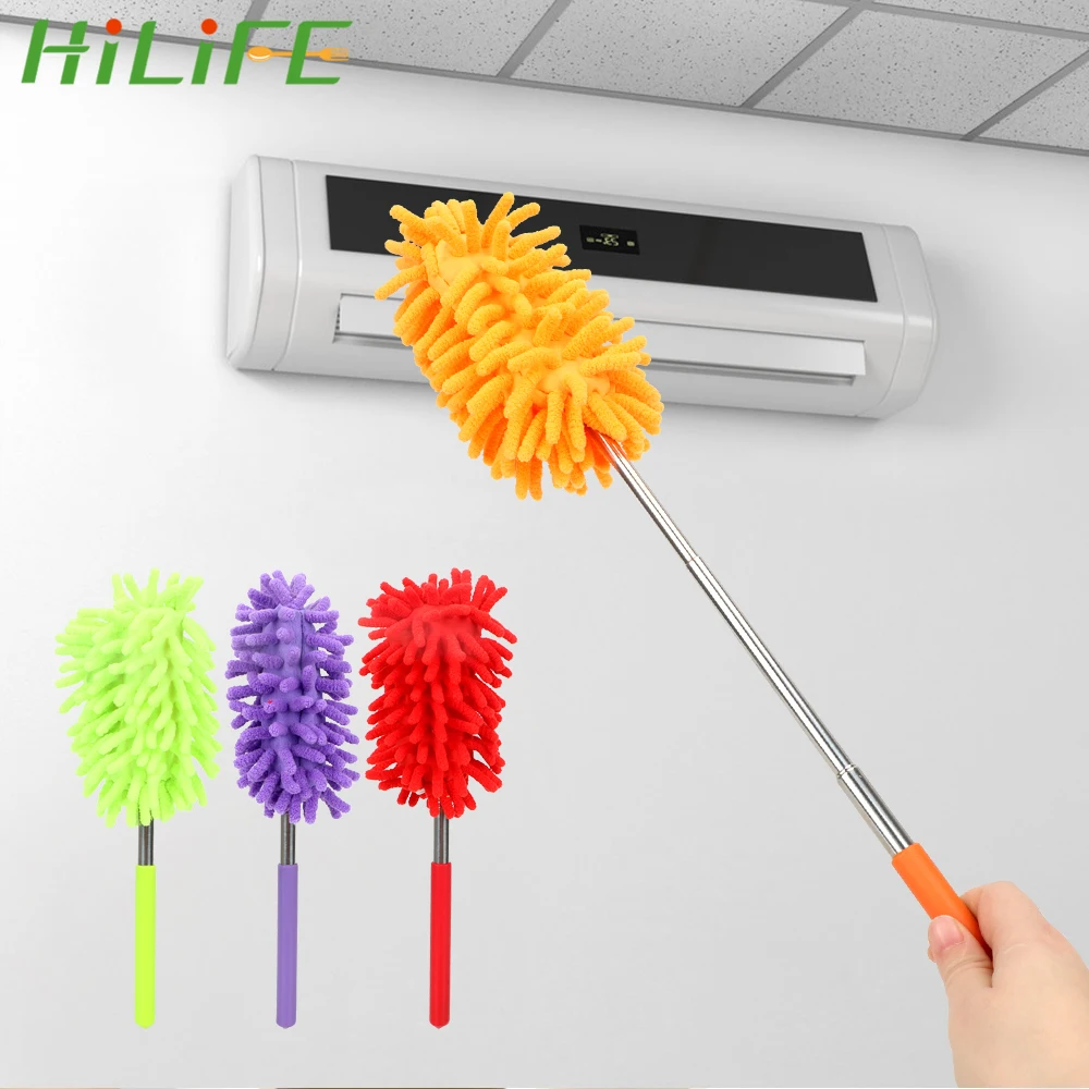 

HILIFE Telescopic Dust Remover Dusters For Air-conditioner Furniture Shutter Home Car Cleaner Cleanning Brush Washing Tool