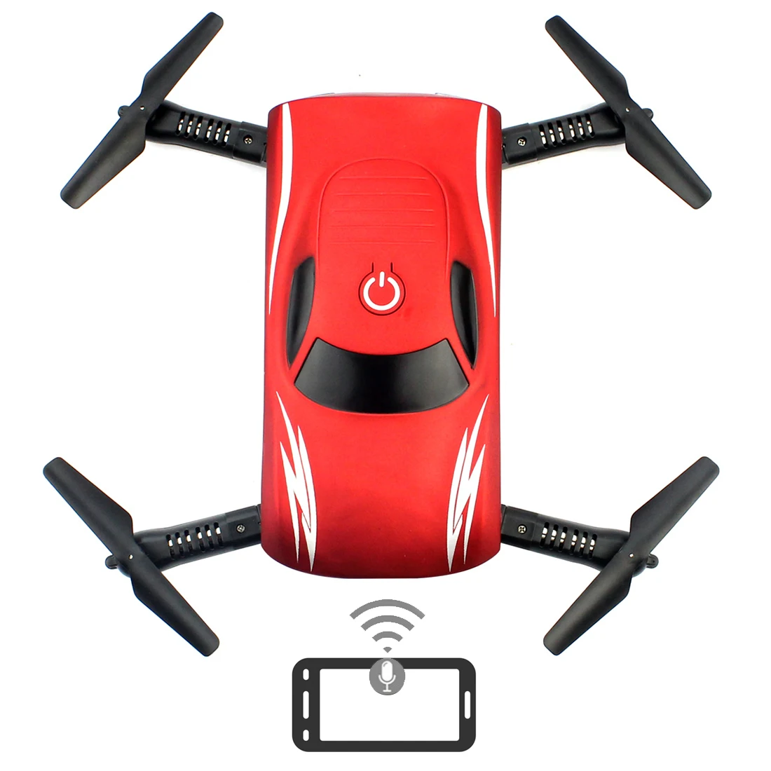 

GW186 Foldable Drone with Camera HD Wifi Control FPV Quadrocopter Selfie Drone Professional Drone