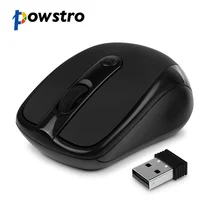 POWSTRO Мини Малый Беспроводная usb-мышь оптический 1000 точек на дюйм беспроводной мыши Компьютерные с USB Dongle для планшеты ноутбука тетрадь PC