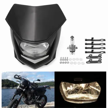 

New 12V Universal Motorcycle Dirt Bike Halo Headlight Headlamp Dirtbike Headlight Enduro For KTM CRF XR WRF YZF DRZ KLX YM-004