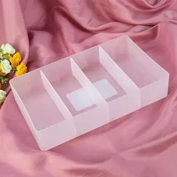 

Makeup Storage Box Plastic Cosmetic Drawer Office Organizer Nail Jewelry Desktop Container Kitchen Storage Box(Large)