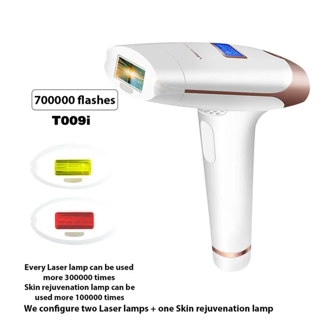 

Home Electric LCD Painless Laser Hair 100~240V Whole Body Removal AC 4.2 Square Centimeters White Machine