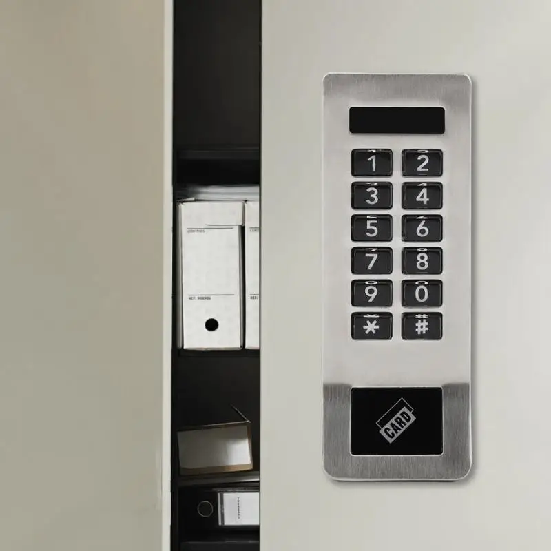 Значный кодовый замок удобный пароль безопасность кодовый замок комбинированная камера шкафчик с ключами Серебряная фурнитура большая акция