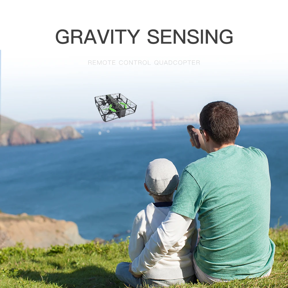 2018 New Style Remote Control helicopter camera drone QUADBOX drones with One Key Return and headless Mode fun birthday gift