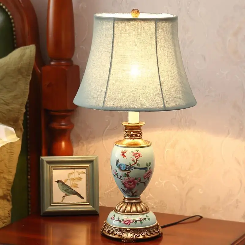 Лампада Comodino домашняя лампа Nachttischlampe Европейский El Dormitorio Abajur Para кварто Lampara де