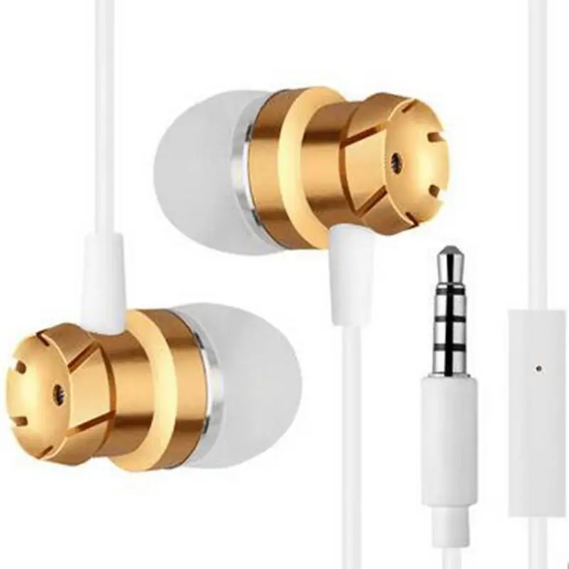 Неограниченная покупка In-Ear металлический сабвуфер кабель управления с
