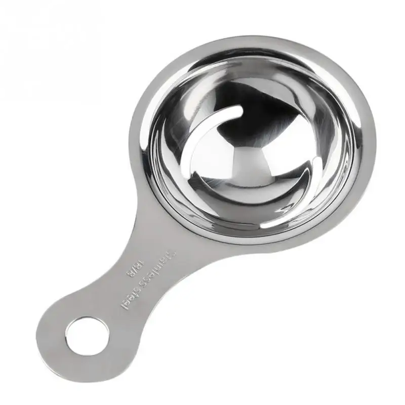 

Egg Separator Tool Spoon Stainless Steel Egg Yolk White Separator Kitchen Tools Egg Divider