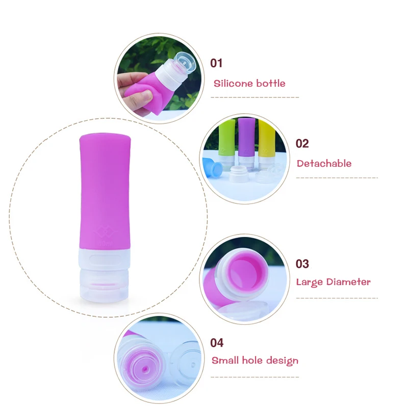 3pcs Travel Washing Storage Bottle Set Portable Silicone Soap Dispensers Shampoo Shower Cosmetic Container Storage Empty Bottle 3pcs Travel Washing Storage Bottle Set Portable Silicone Soap Dispensers Shampoo Shower Cosmetic Container Storage Empty Bottle