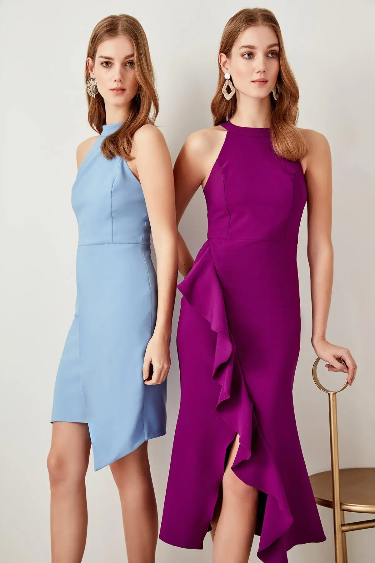 

Trendyol Purple Flywheel Detail Dress TPRAW19BB0144