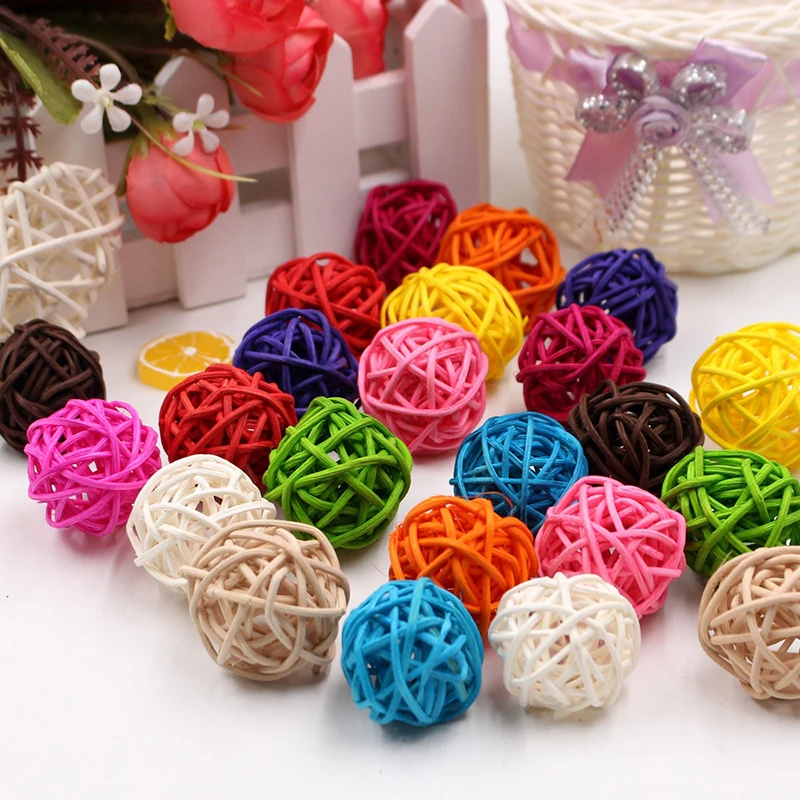 

Sepak Takraw Handmade 3cm Popular Furniture Ornaments Birthday Party Wedding Decoration 10PCS/Set Home Decoration Crafts Gifts