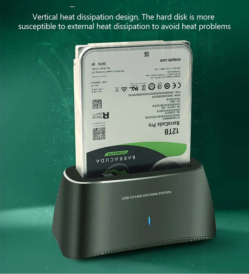  Base de disco duro móvil externo USB3.0 SATA para 25/35 pulgadas carcasa universal SATA serie HDD S