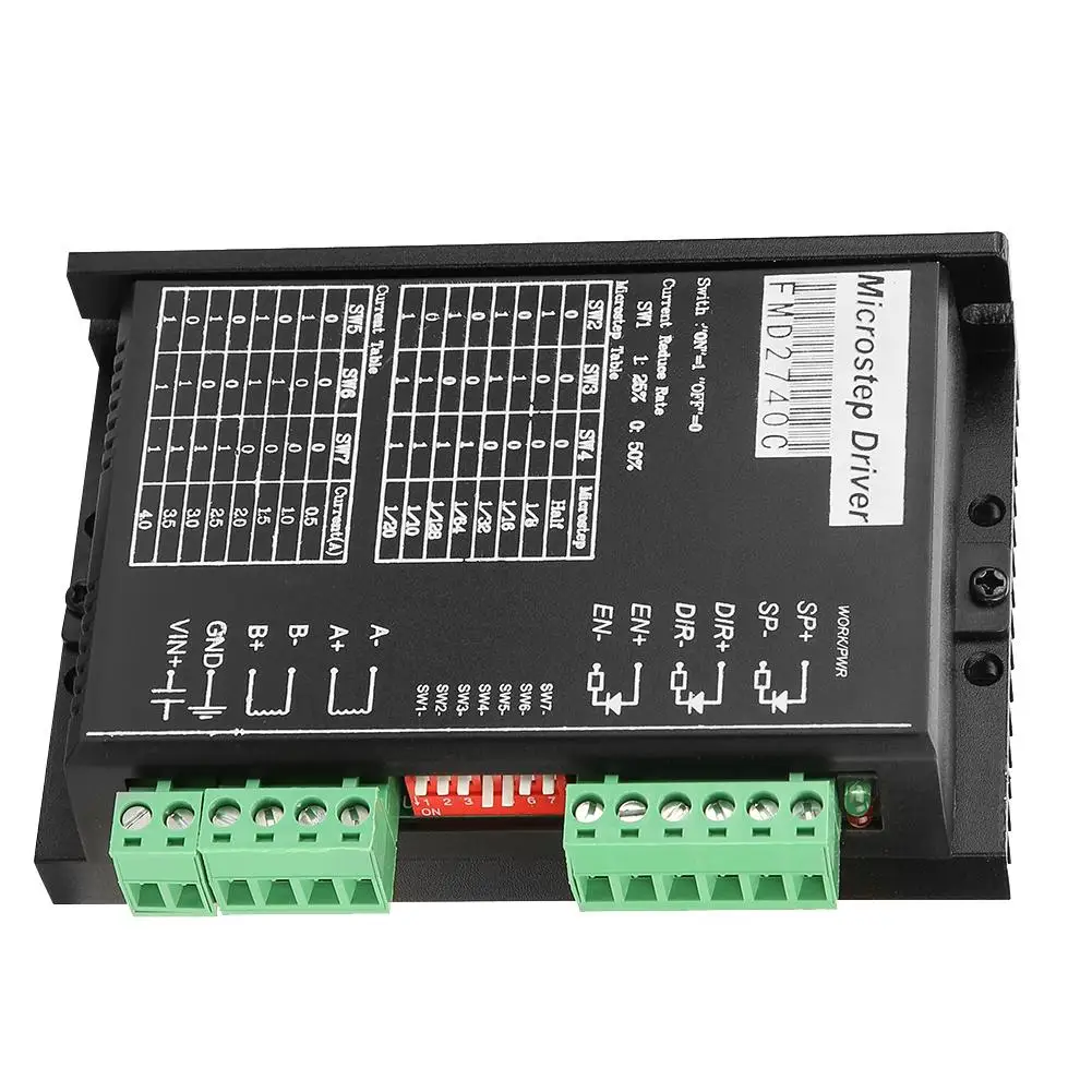 Новый FMD2740C CNC 2 фазный шаговый двигатель драйвер 50VDC 4A 128 Microstep высокое