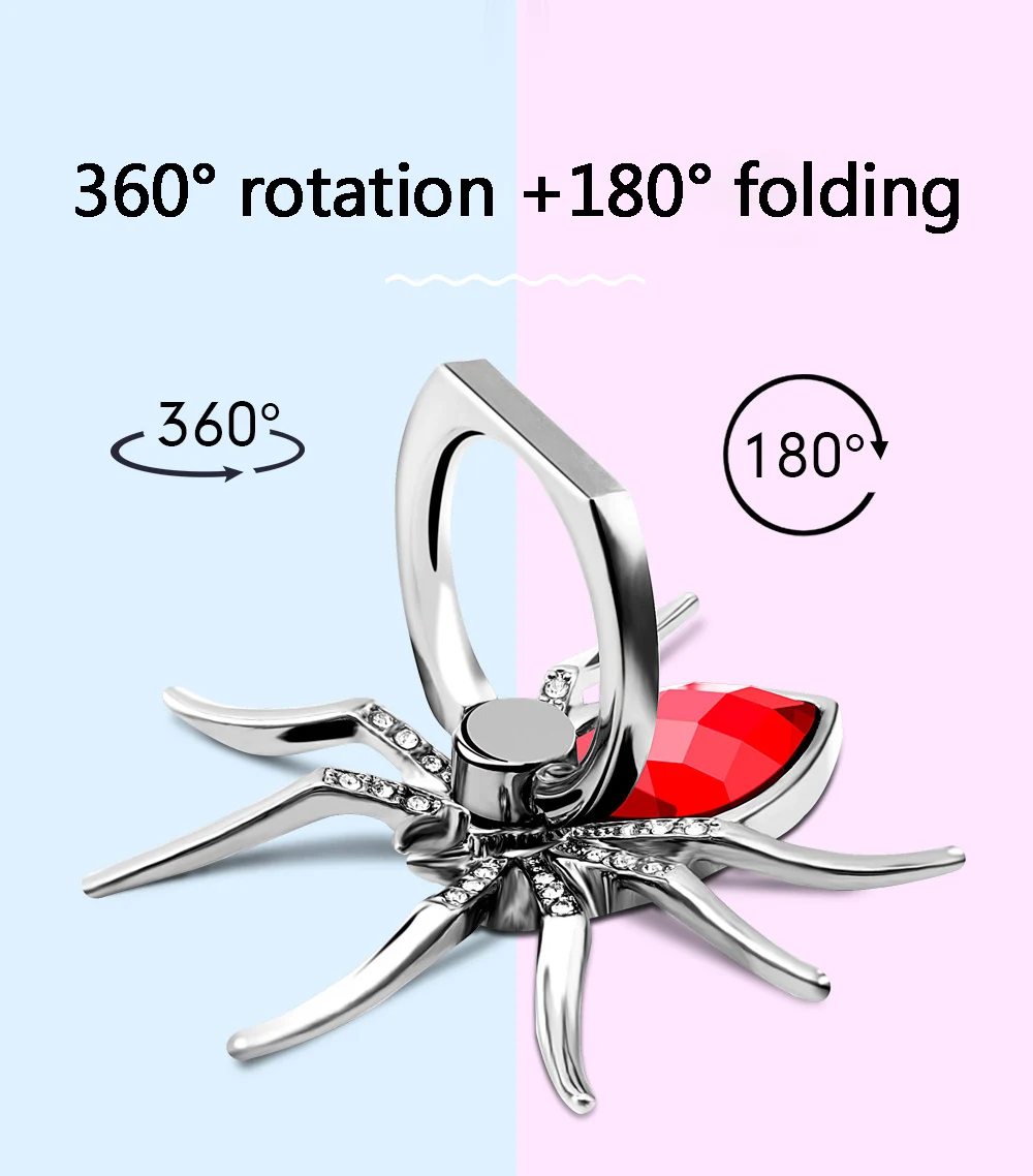 Spider Metal Finger Ring Mobile Phone Smartphone Car Mount Bracket Stand Holder For iPhone Samsung Smart Phone ring