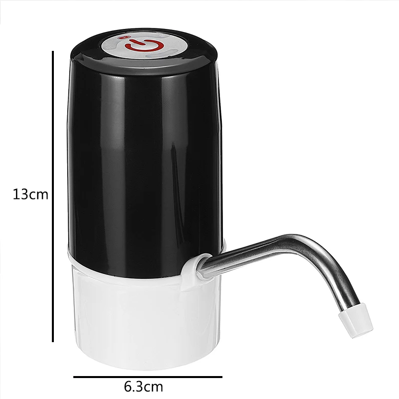 Home Electric Water Pump USB Rechargeable Stainless Steel Hard Pipe Water Dispenser Food Grade Silicone Drinking Water Bottle Home Electric Water Pump USB Rechargeable Stainless Steel Hard Pipe Water Dispenser Food Grade Silicone Drinking Water Bottle