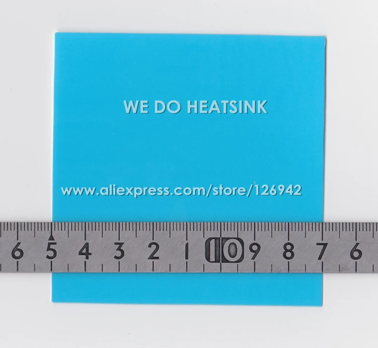 High Performance 80x80 Milímetros Termicamente Condutiva Acrílico Dupla Face Fitas Adesivas de Transferência Pads Azul 10 Pcs 3m 8810 Ventiladores e resfriadores - Imagem 3