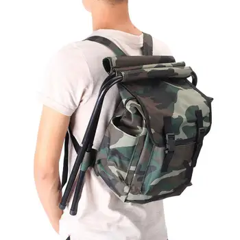 

Liilaimic Fishing Chair Backpack Portable Fishing Equipment Bag Chair Picnic Outdoor Camping Chair Seat Hiking