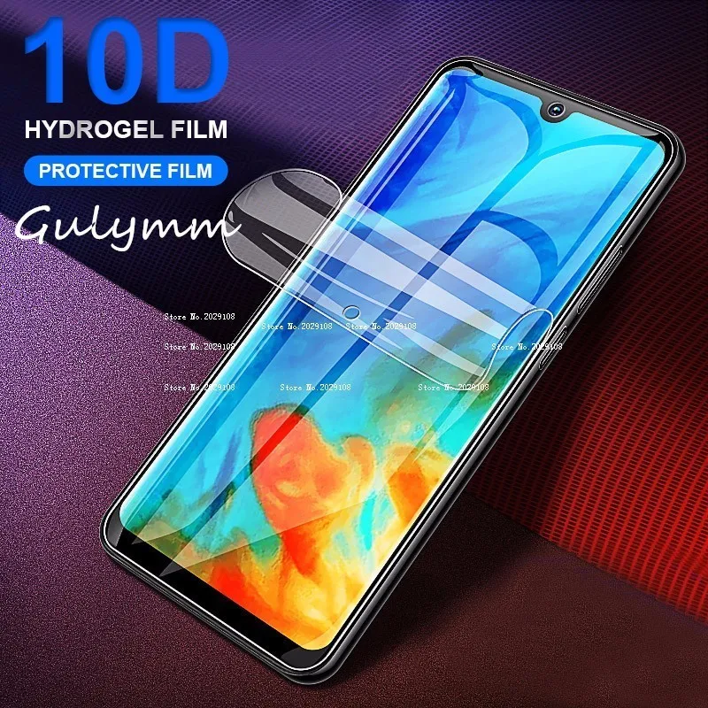 Мягкая Гидрогелевая пленка 10D с полным покрытием для Huawei P30 P40 Lite Pro Honor 20 30 S 9X
