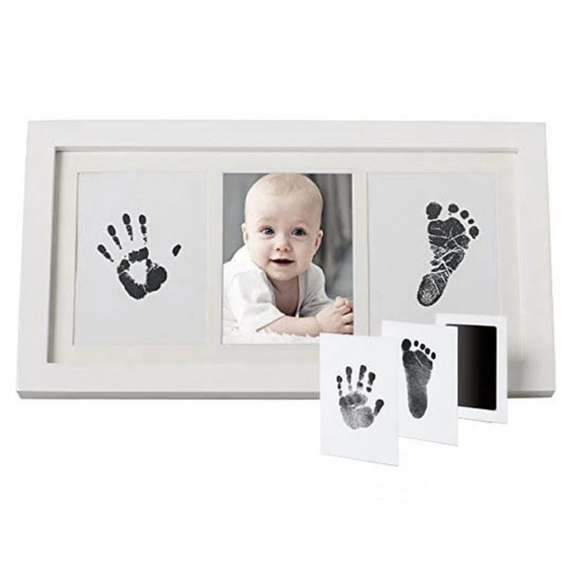 

Baby Care Non-Toxic Baby Handprint Footprint Imprint Kit Casting Parent-Child Hand Inkpad Fingerprint Watermark Infant Toys