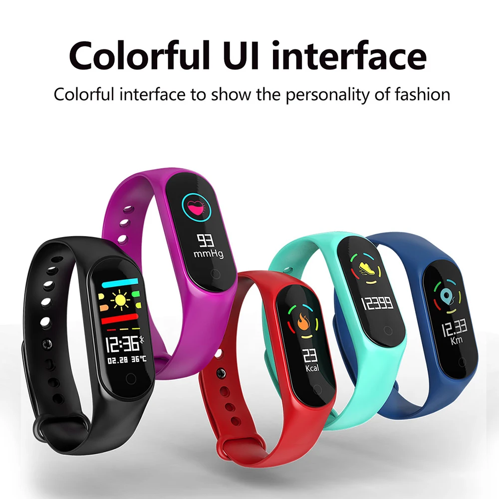 New M3S Smart Bracelet Color Screen Blood Pressure Waterproof Fitness Sports Heart Rate Monitor Smart Watch for Android IOS New M3S Smart Bracelet Color Screen Blood Pressure Waterproof Fitness Sports Heart Rate Monitor Smart Watch for Android IOS