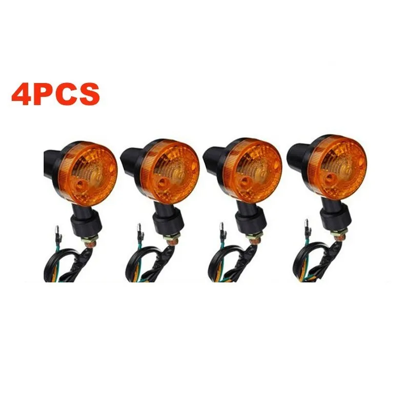 

4pcs/Set 12V Universal Motorcycle Bike Amber Turn Signal Light Indicator LED Flashers Blinke Motorcycle Turn Signal Lamp