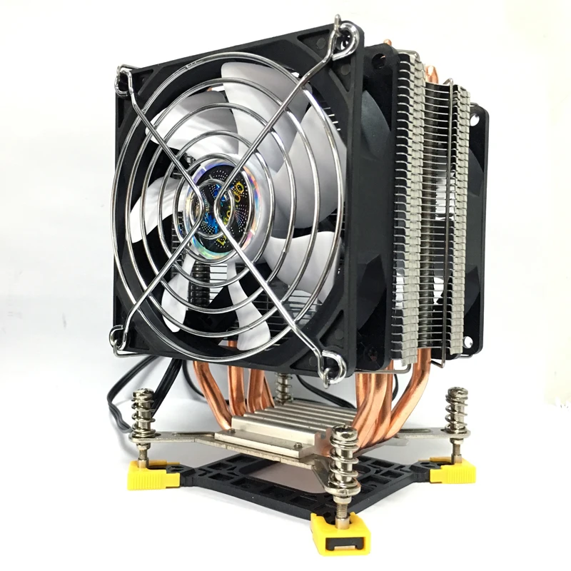 LANSHUO 4 الحرارية المعالج برودة TDP 160 W 90 مللي متر وحدة المعالجة المركزية مروحة مشعاع ألومنيوم ل lga/1150/1151/ 1155/1156/1366 التبريد مروحة