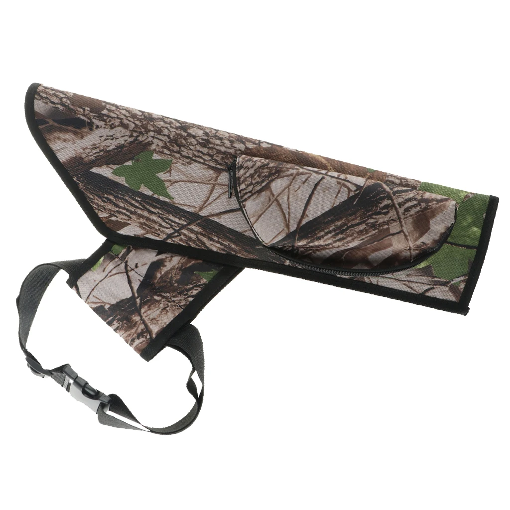 

Archery Arrow Quiver Hip Back Bag with Pocket For Hunting Target Practice Storage Archery Accesories