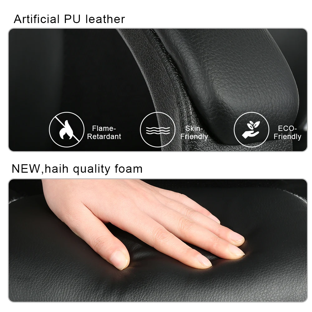 Adjustable Office Chair Home Computer Armchair High-Back Ergonomic Reclining Swivel Gaming Chair Synthetic Leather Chair HWC Adjustable Office Chair Home Computer Armchair High-Back Ergonomic Reclining Swivel Gaming Chair Synthetic Leather Chair HWC