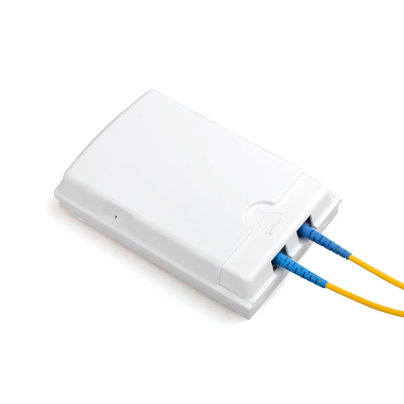 

20pcs Fiber Optic Information box 2 core Optic Termintion Box 130*90*30mm FTTH fiber home box panel ABS plastic faceplate