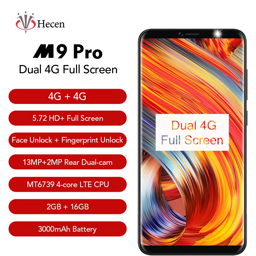 Leagoo M9 Pro 18:9 полный Экран смартфон 4G Android 8 1 MT6739V 5 72 &quot4 ядра 2 ГБ Оперативная память 16