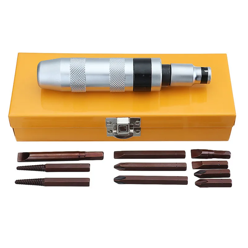 

12Pcs/box Impact Screwdriver Set Industrial Grade Multifunctional Screwdriver Bits Screw Extractor For Repairing Driver Set