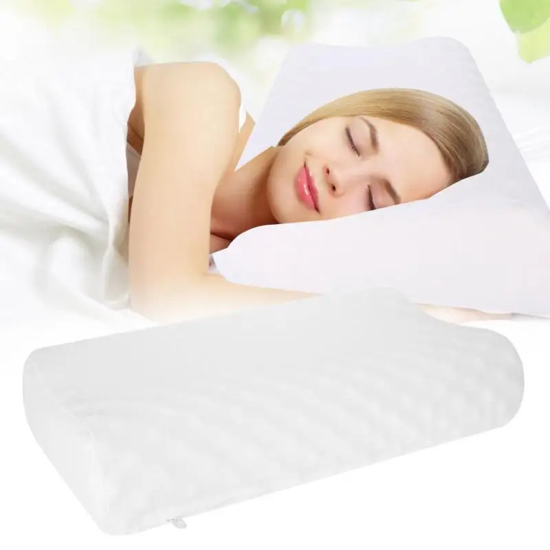 Natural Latex Pillow Sleeping Bedding Cervical Massage Pillow Health