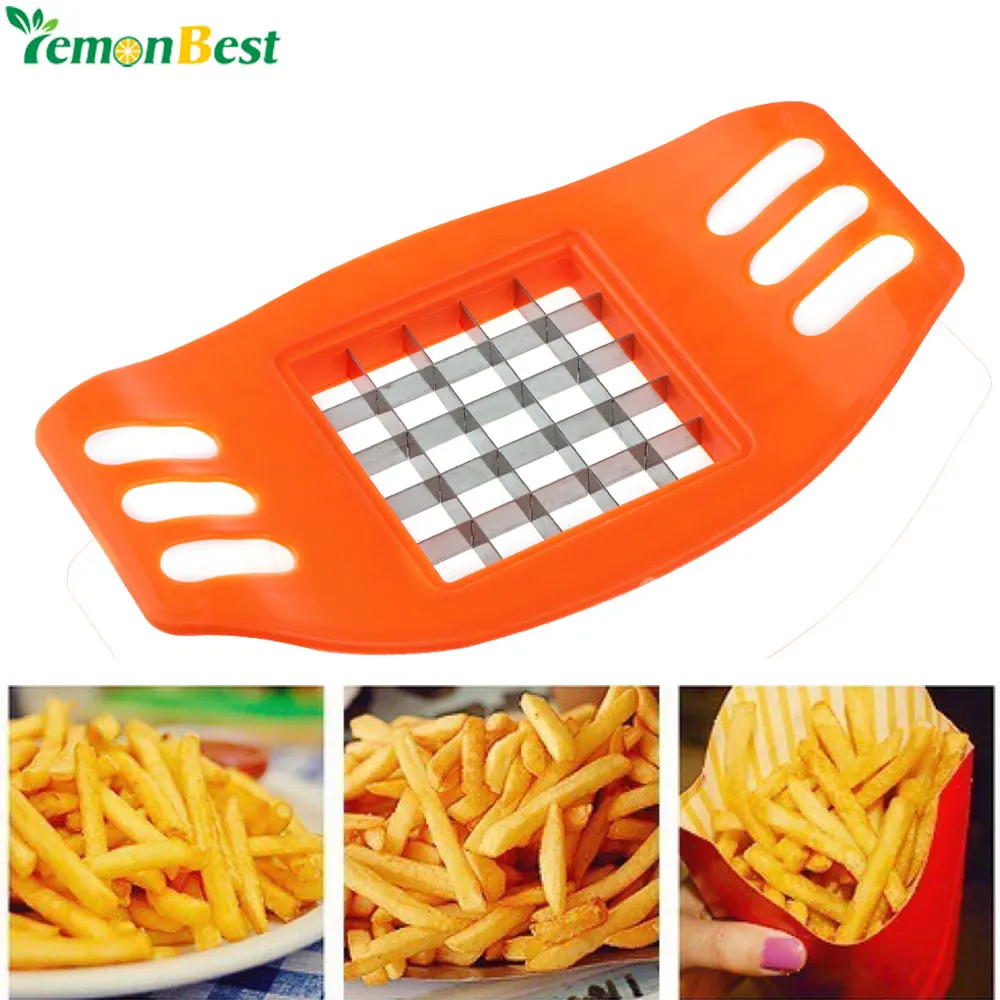 

Fry Cutter Potato Cutter Slicer For French Fries Manual 1Pcs Stainless Steel Fruit Vegetable Slicer Chopper Kitchen Tools