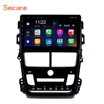 

Seicane 2Din 9" Android 10.0 1024*600 Touchscreen FM Radio Bluetooth GPS multimedia For 2018 Toyota Vios Auto Air Conditioner