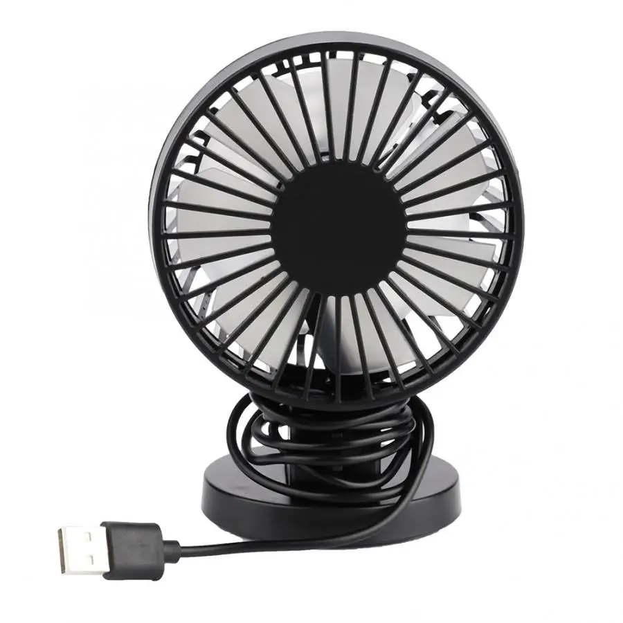 

Aire Acondicionado Air Conditioning For Home 1Pc Mini Desktop Fan USB Double Blades Silent Fans For Home Office Air