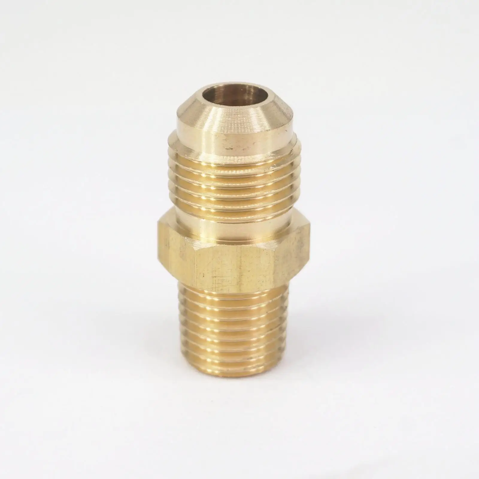 SAE нитки 5/8 &quot 18 UNF Подходит диаметр трубы 3/8&quot 1/4 &quotNPT папа латунь 45 градусов