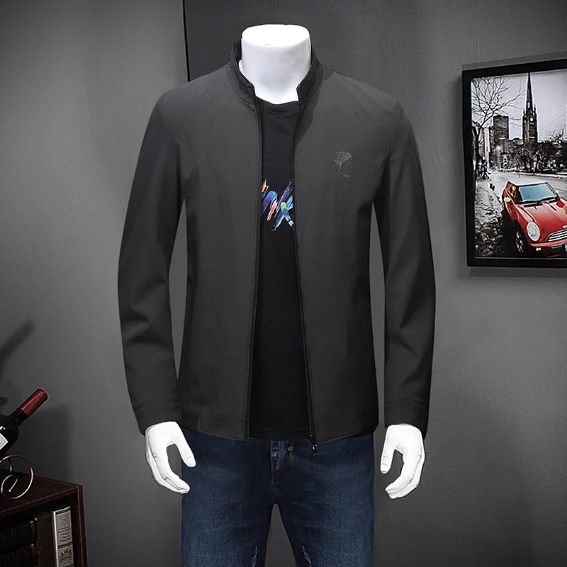 Hombres Calidad Tamaño Primavera Plus army Bomber Deportiva Chaquetas Para Mens Fit Delgada Casual Ropa Los Motos 8xl Nuevo Black De Alta Cazadoras Hombre Green Slim Atwqvdv