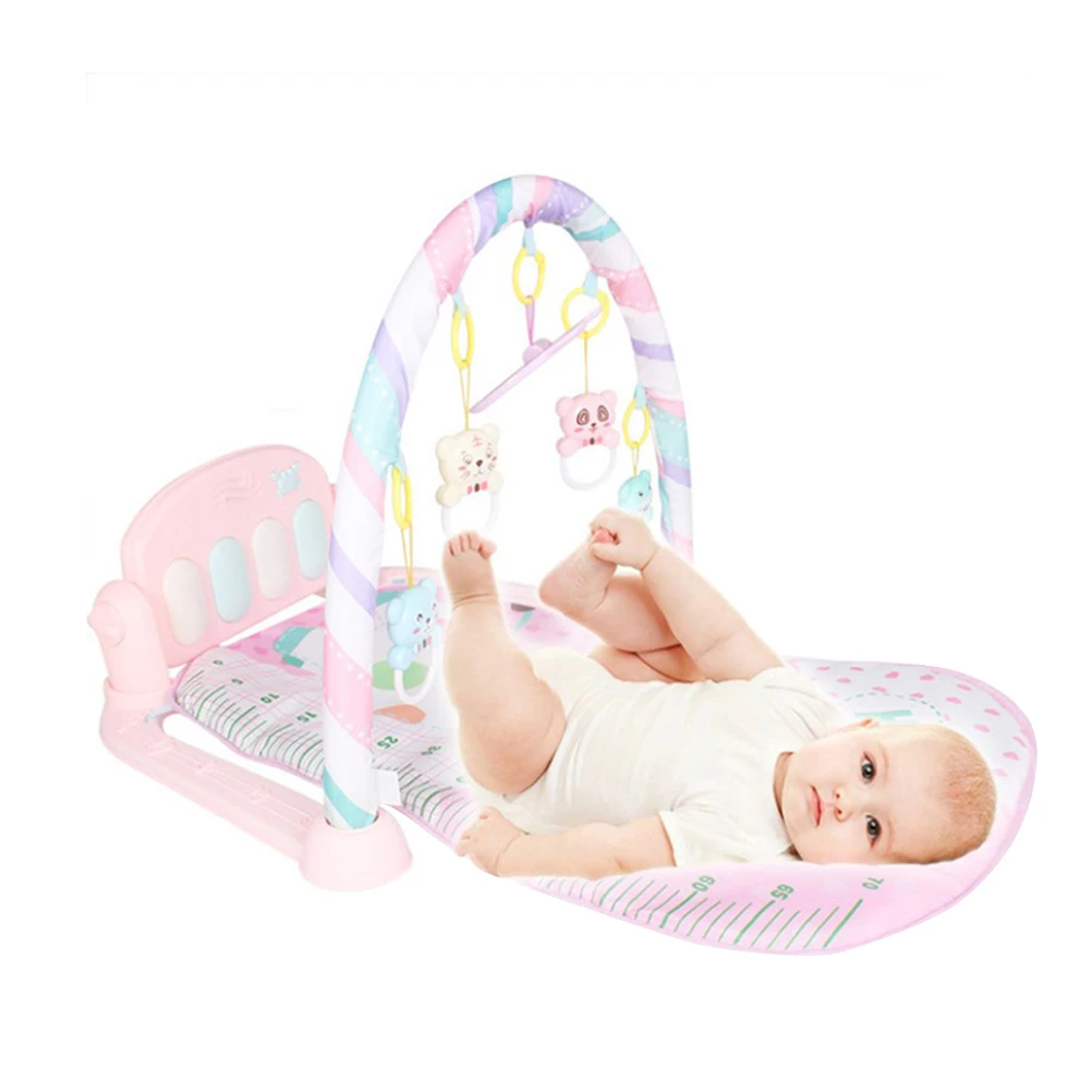 

1PC Baby Cushion Fitness with Music Crawling Protective Soft Play Frame Developing Mat Games Carpet for Infant Baby Newborn