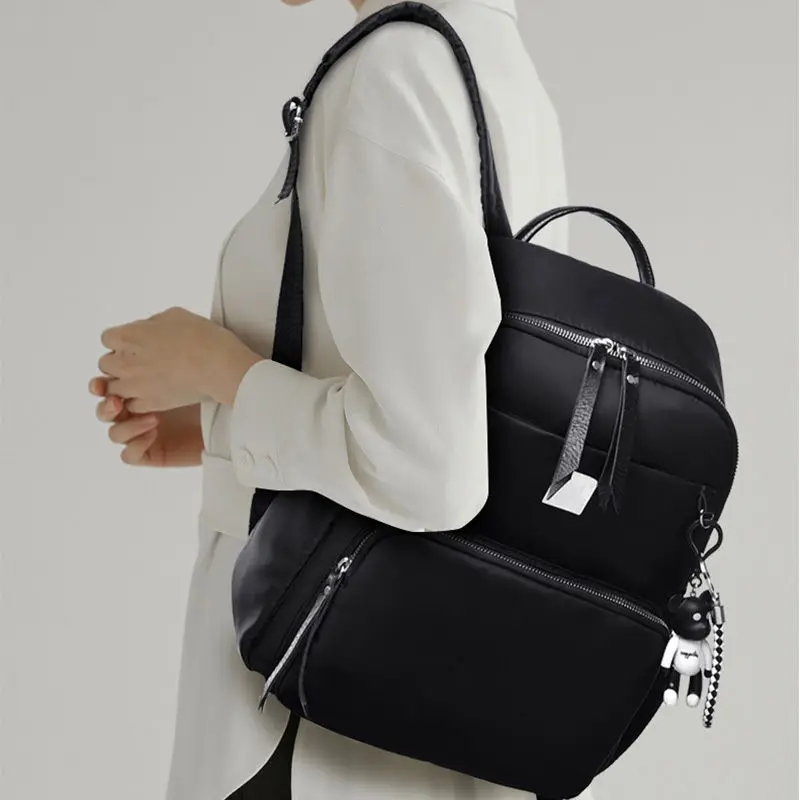 TULADUO, дизайн, модный женский рюкзак, элегантный дизайн, женский рюкзак, высокое качество, Оксфорд, сумки на плечо, подвеска в виде медведя, женская сумка-тоут