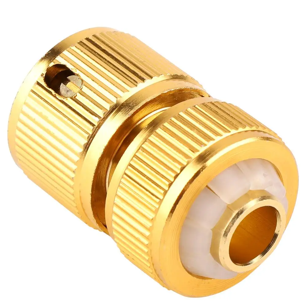 

Threaded Brass Garden Hose Tap Connector Garden Water Pipe Quick Connectors for Watering Irrigation System