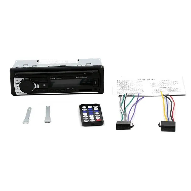 Автомагнитола с Bluetooth стереоплеер MP3 USB/SD/FM USB mp3-плеер Aux вход ресивер
