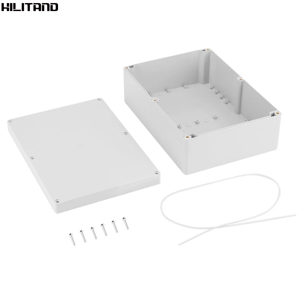 

263*185*95mm Plastic Enclosure Project Case DIY Junction Box Water-resistant White Plastic Junction Box HOT