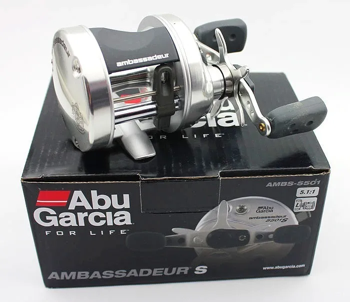 Original Abu Garcia Ambassadeur S Lure Fishing Reel 5500/5501 Right Left Hand Baitcasting Reel 5.1:1 RATIO 4.95kg Drum Fish Gear Original Abu Garcia Ambassadeur S Lure Fishing Reel 5500/5501 Right Left Hand Baitcasting Reel 5.1:1 RATIO 4.95kg Drum Fish Gear