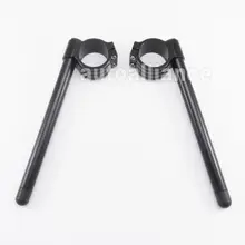 Для мотоцикла, настраиваемый, CNC 48 мм вилка трубки клип крепление на голову+ 7/" 22 мм ручка для Honda CBR600RR 05-10 Suzuki GSXR 1000 09-10